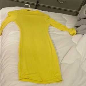 Yellow/neon naked wardrobe dress